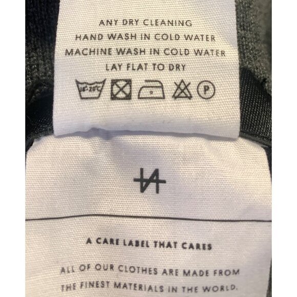 Naadam Womens XS Extra Small Gray Cashmere Silk Wide-Leg Pants New - Picture 6 of 7